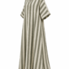 Olive Stripe Jubah