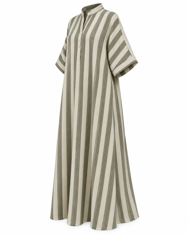 Olive Stripe Jubah