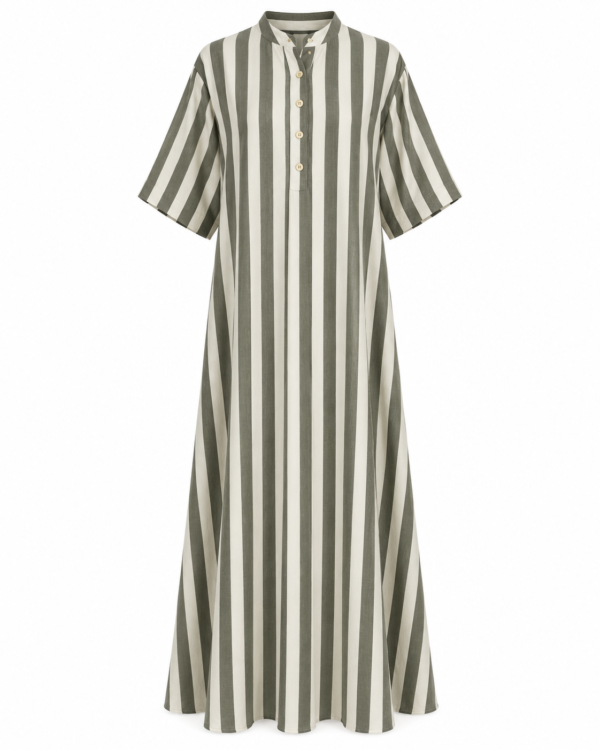 Olive Stripe Jubah