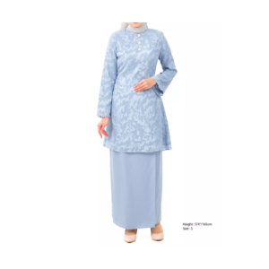 7.png Sky Blue Kurung - Elegance Redefined