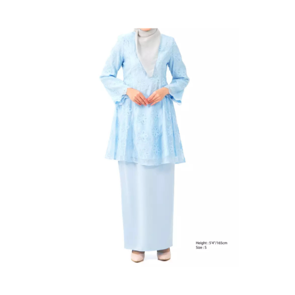 Babyblue Floral Set