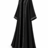 Midnight Crystal Open Abaya