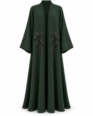 Forest Bloom Embroidered Abaya