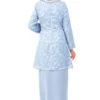 Sky Blue Kurung - Elegance Redefined
